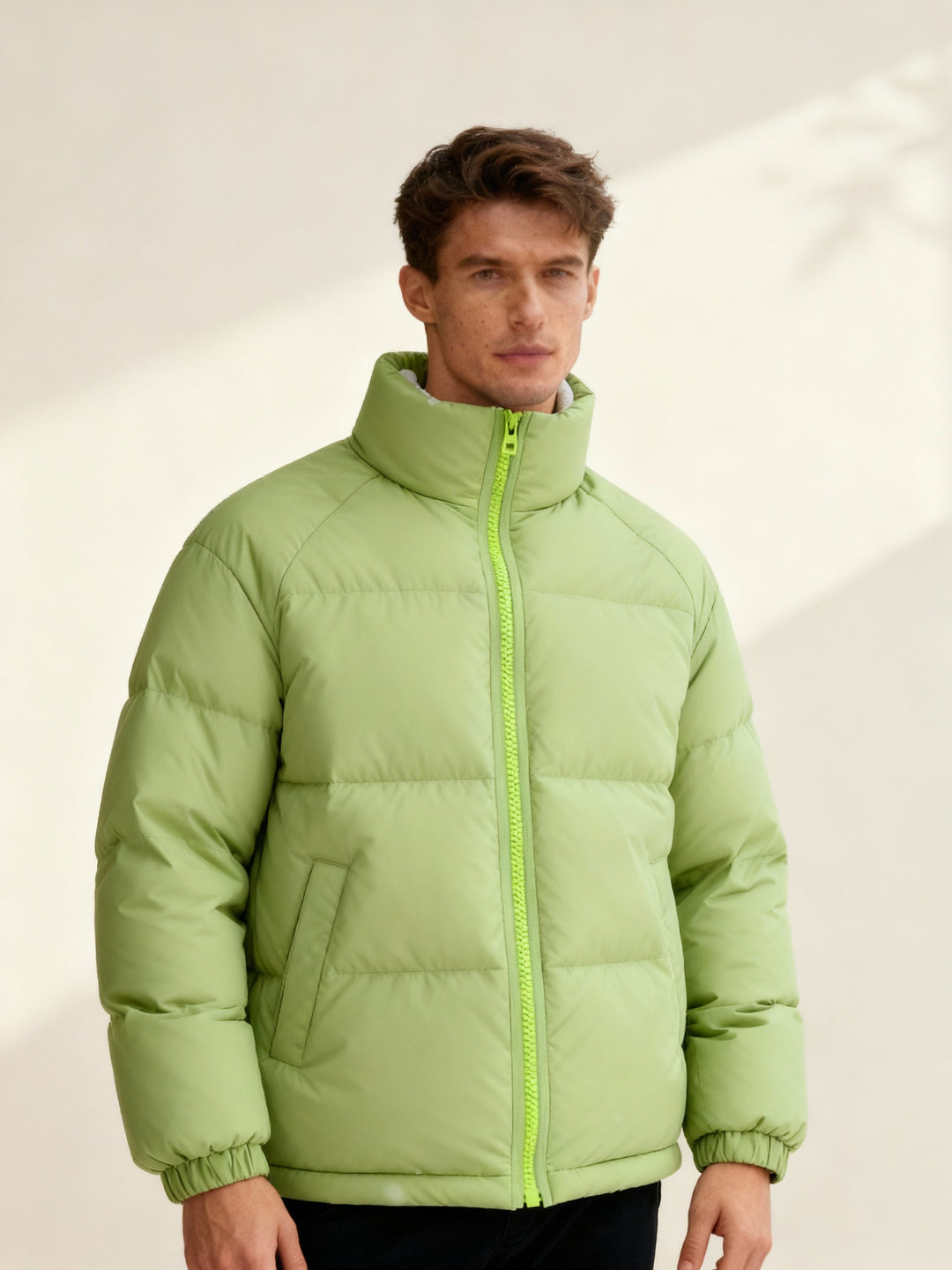 Veste Puffer Streetwear Ultrachauffante en Fleece – Veste Thermo Confort pour Hommes