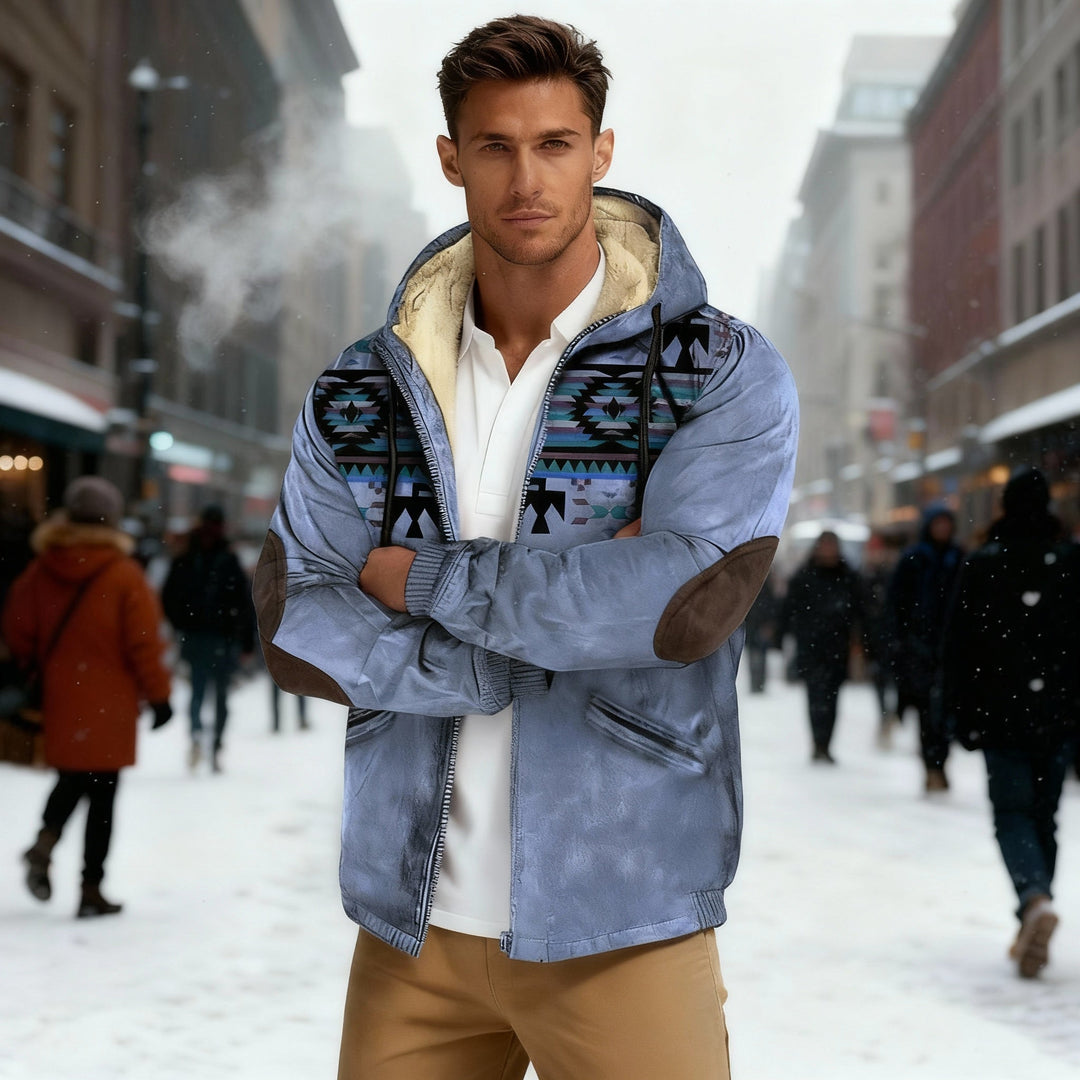 Veste à capuche avec impression locale