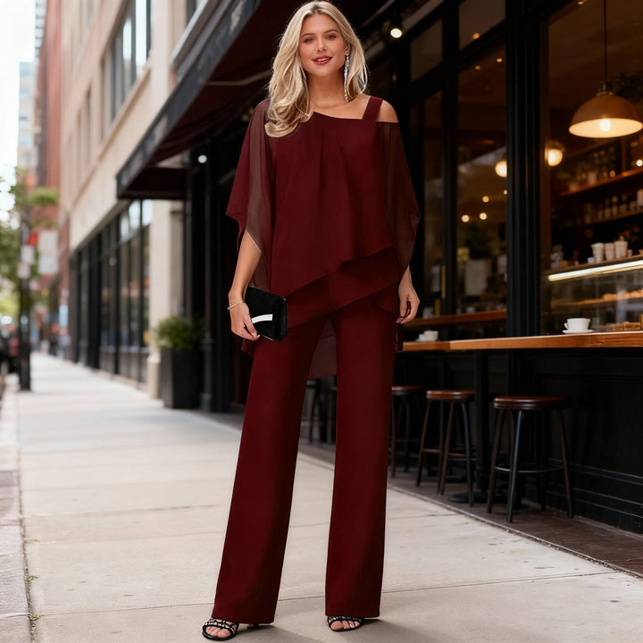 Ensemble en Chiffon de Luxe pour Soirées Élégantes