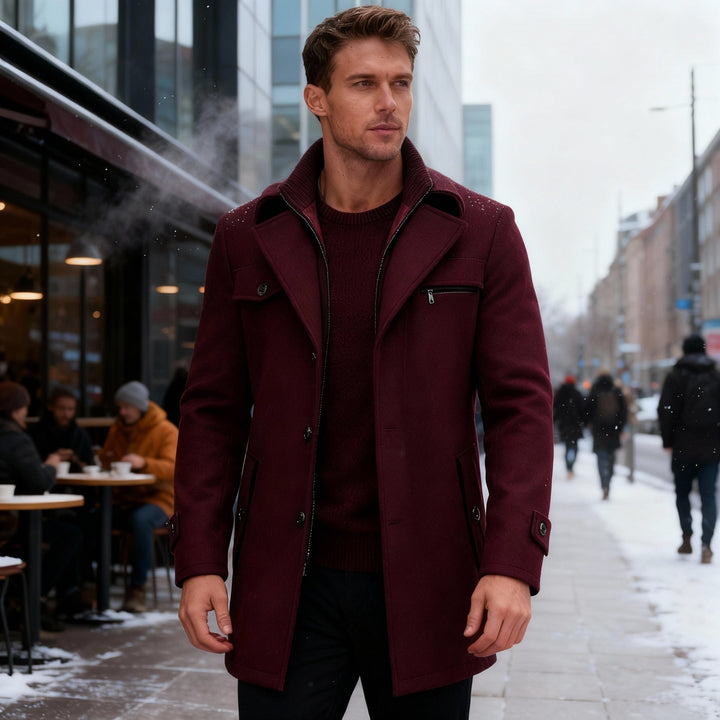 Manteau élégant pour hommes imperméable