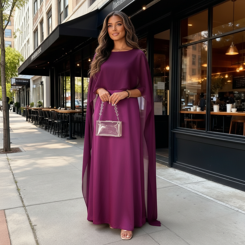 Robes longues pour femmes en satin