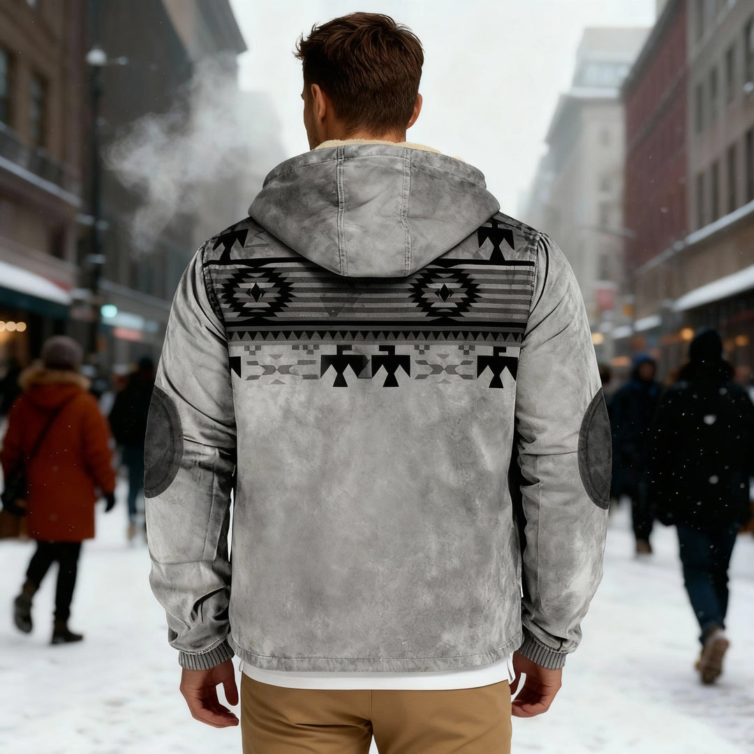 Veste à capuche avec impression locale