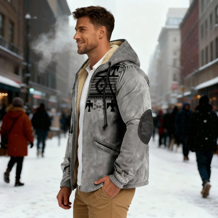 Veste à capuche avec impression locale