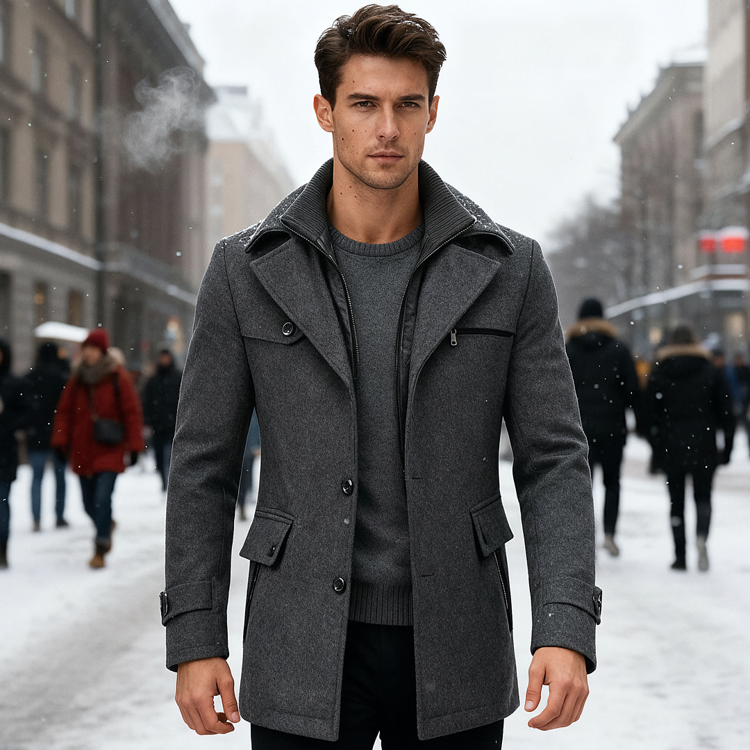 Manteau élégant pour hommes imperméable