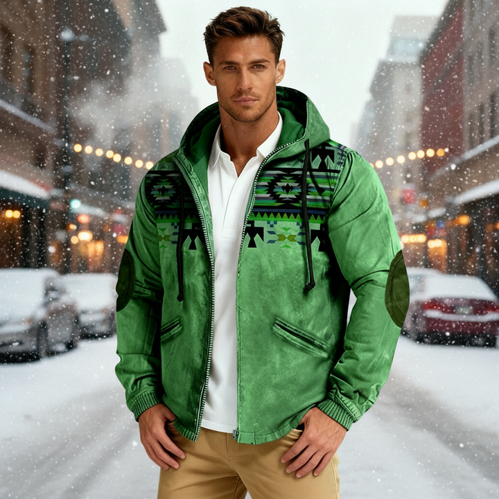 Veste à capuche avec impression locale