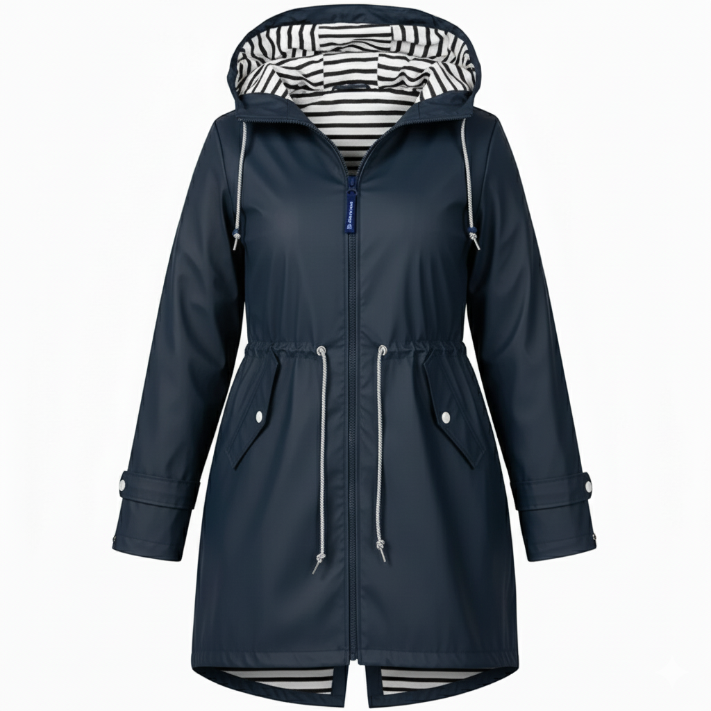 Veste de pluie imperméable pour dames - Grandes tailles