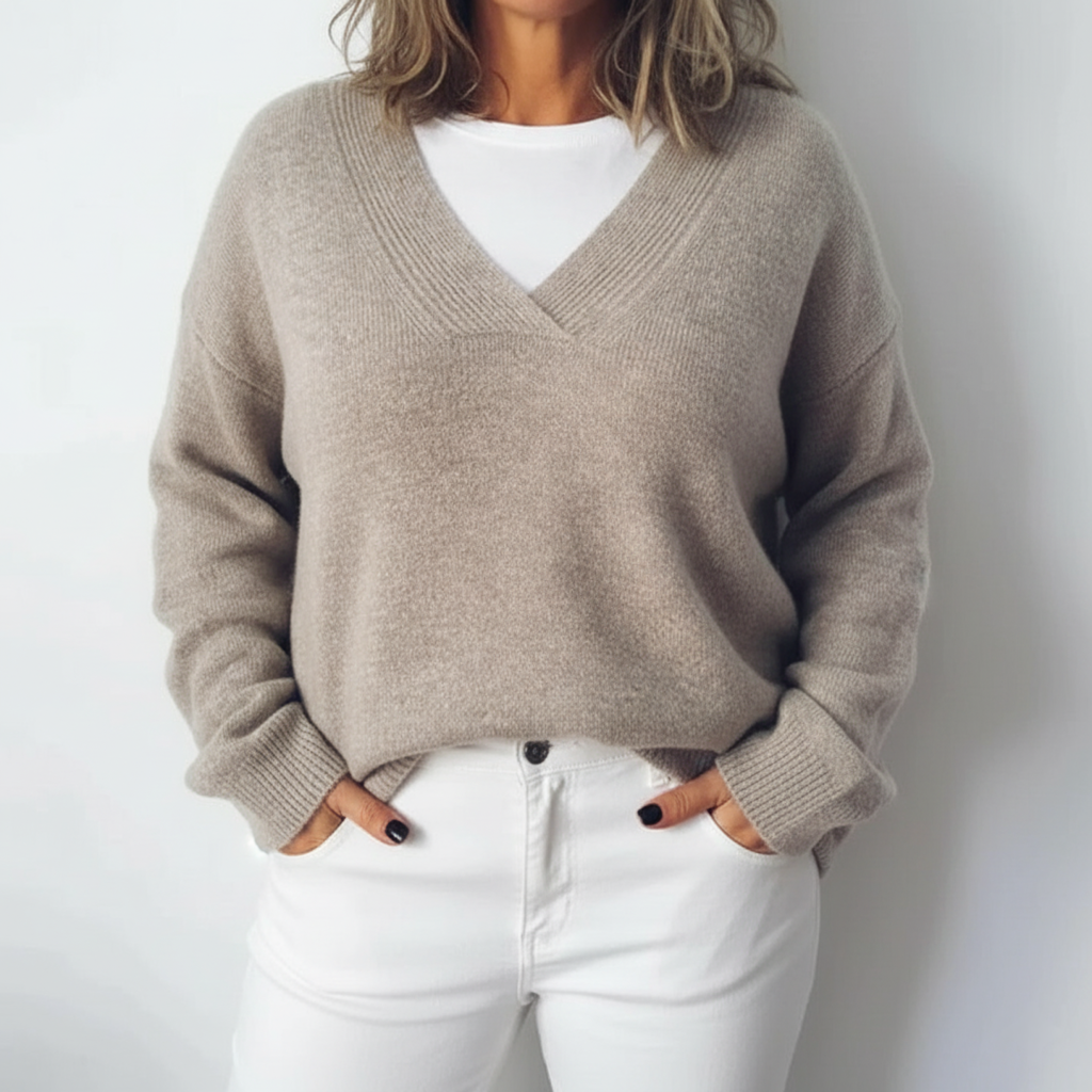 Pull Oversize en Tricot pour Femmes | Grandes Tailles