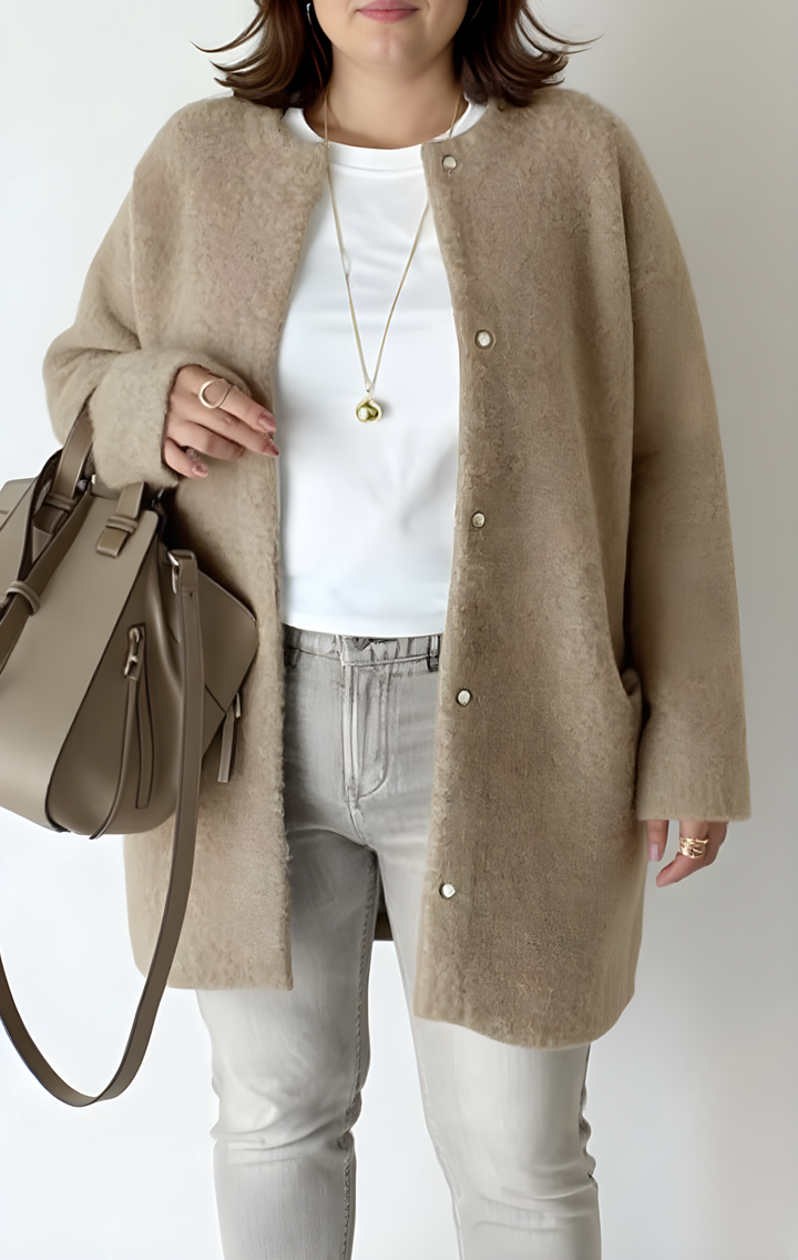 Cardigan en Tricot Élégant & Coupe Ample pour Femmes | Grandes Tailles