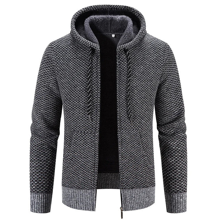 Sweat à capuche décontracté en tricot pour hommes