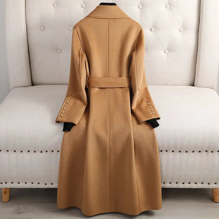 TRENCH COAT EN LAINE MÉRINO DE LILIAN-THOURAM