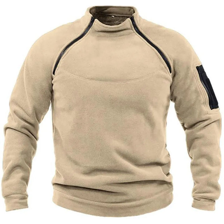 Sweat à capuche militaire tactique avec fermeture éclair