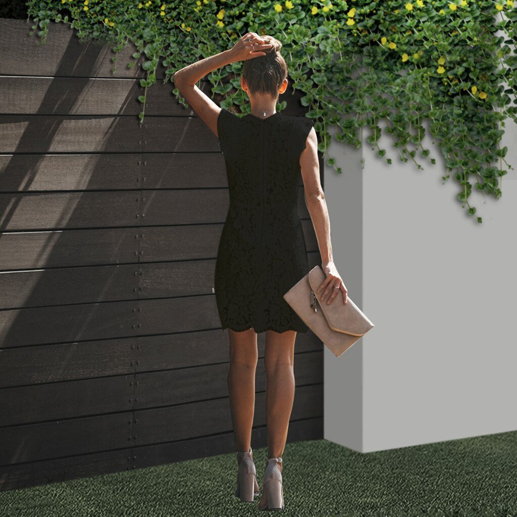 Robe élégante en dentelle