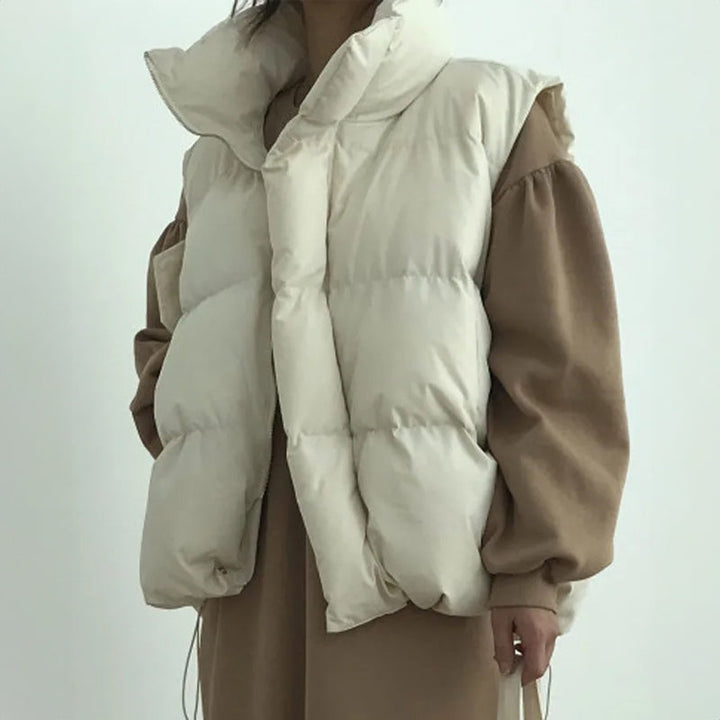 veste rembourrée avec col montant