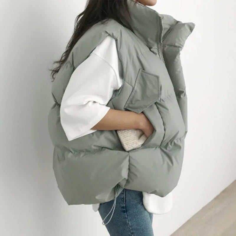 veste rembourrée avec col montant