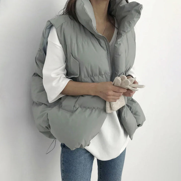 veste rembourrée avec col montant