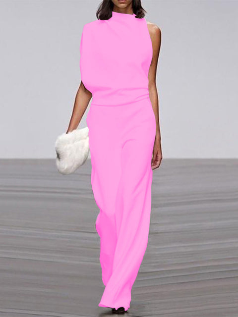 Combinaison avec col rond