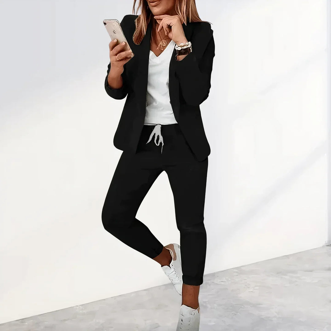 Ensemble Blazer et Pantalon de Jogging Décontracté