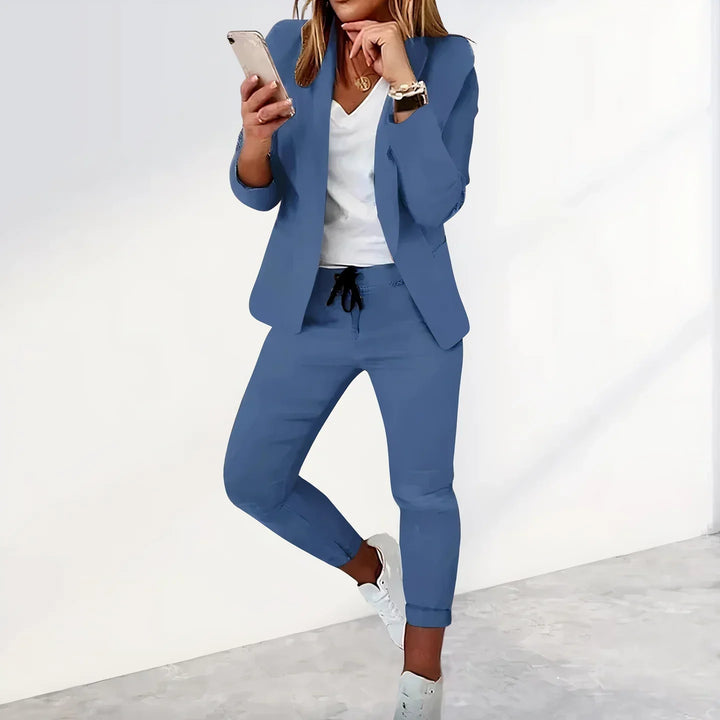 Ensemble Blazer et Pantalon de Jogging Décontracté