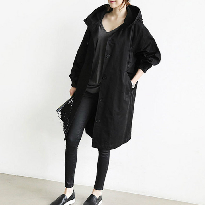 Manteau trench long pour femmes