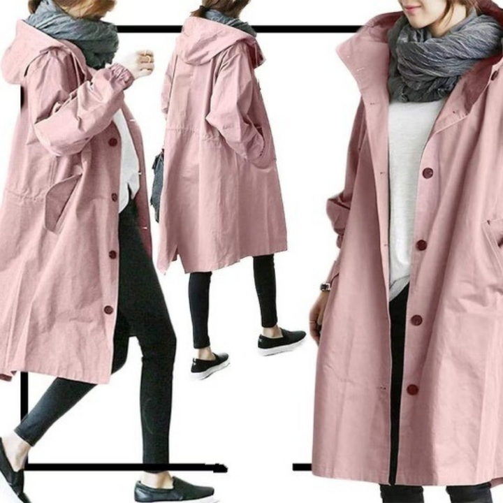 Manteau trench long pour femmes