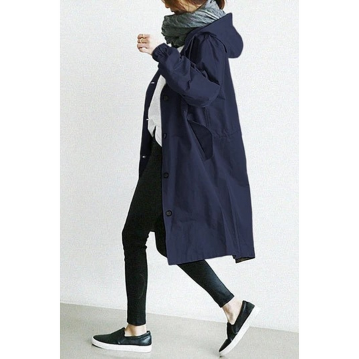 Manteau trench long pour femmes