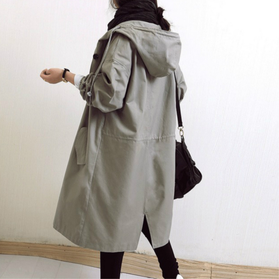 Manteau trench long pour femmes
