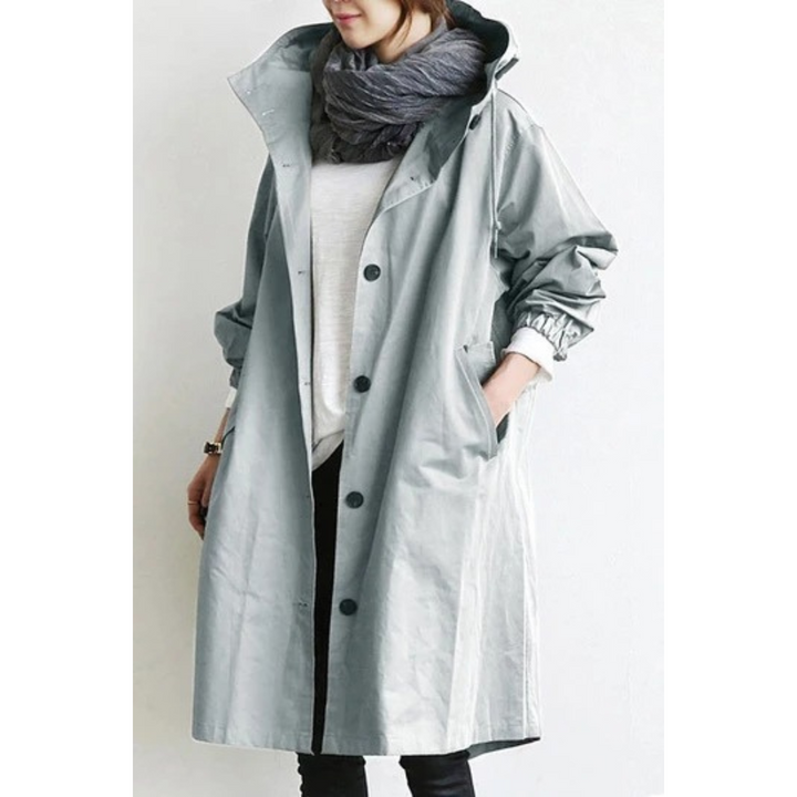 Manteau trench long pour femmes
