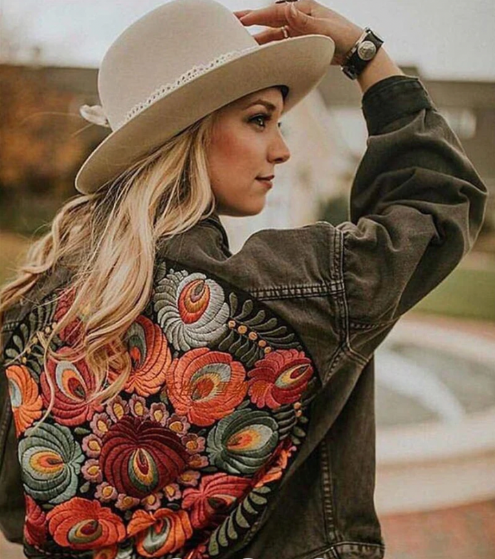 Veste en jean pour femmes