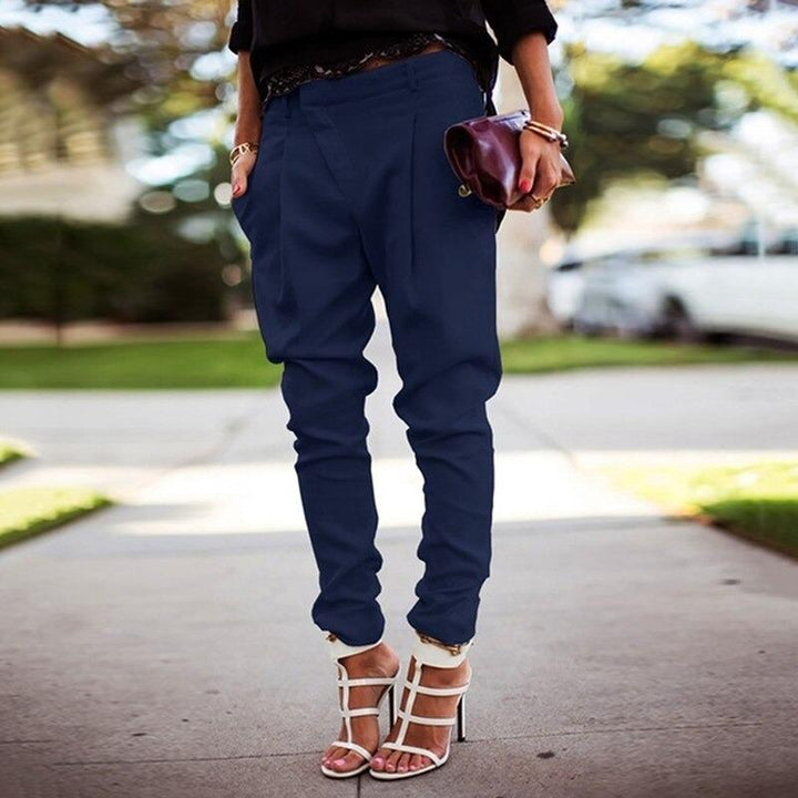 Pantalon taille haute pour femmes