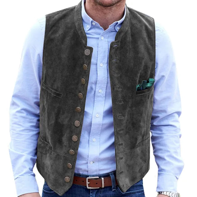 Gilet Steampunk en Velours Froid
