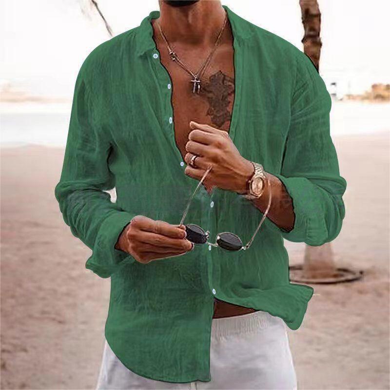 Mike - Chemise en coton faite à la main