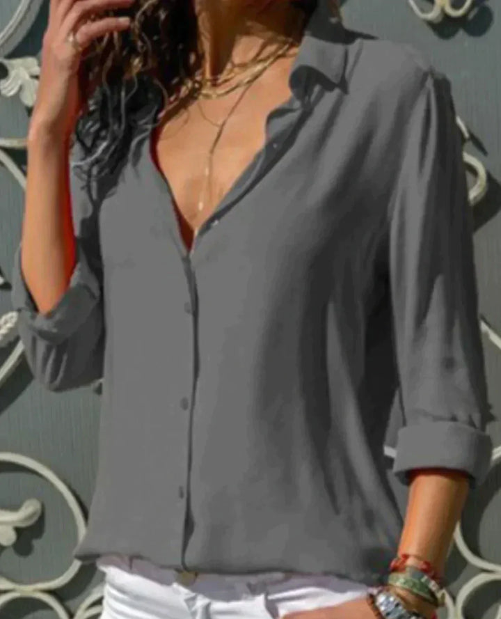Blouse Satinée Pour Femmes