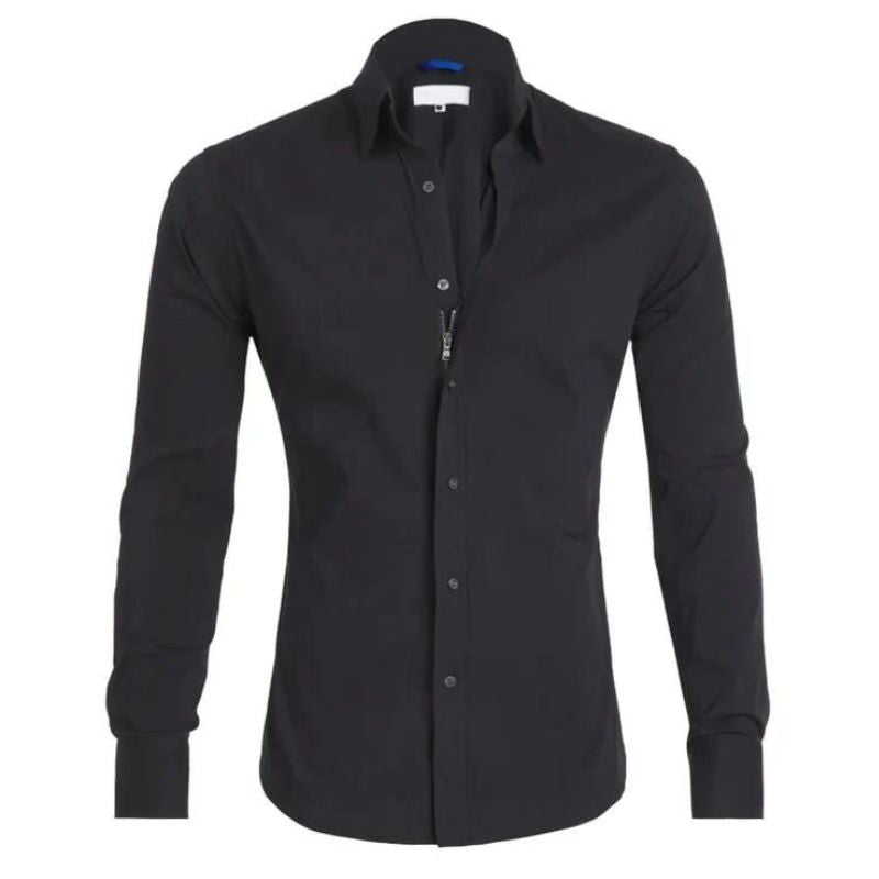 Chemise Zipper sans repassage