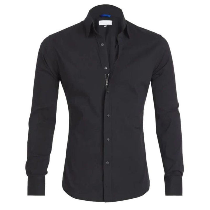 Chemise Zipper sans repassage