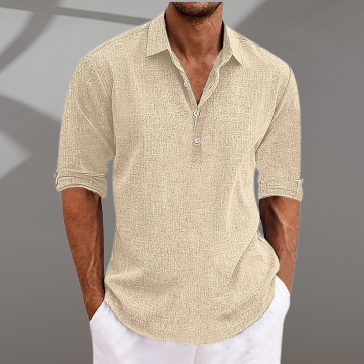 chemise beige