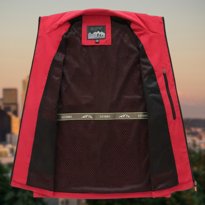 Gilet à poches zippées pour hommes