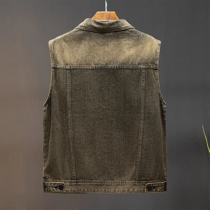 Veste en jean rétro pour hommes