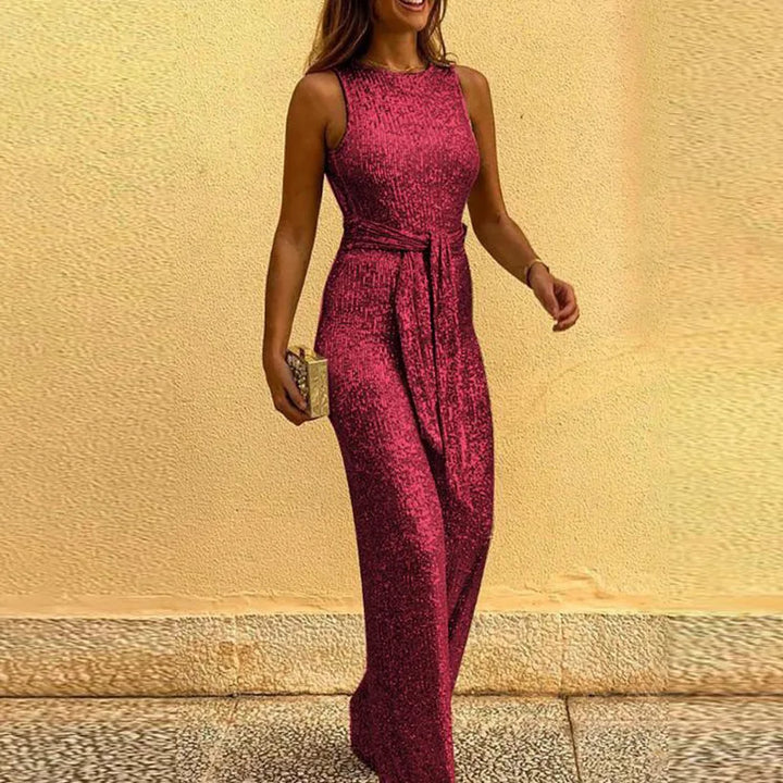Jumpsuit Élégant en Paillettes