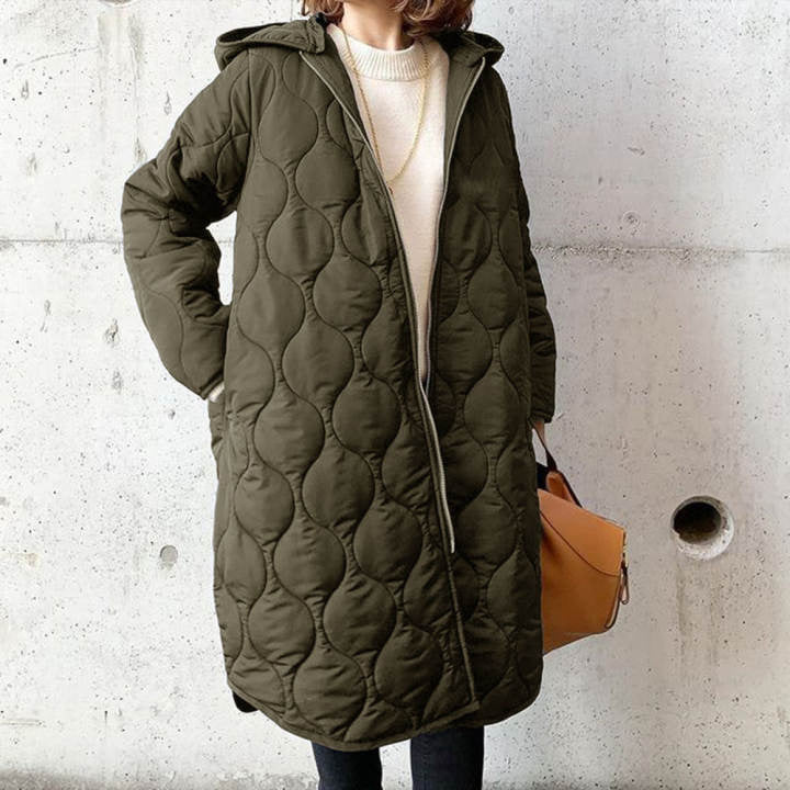 Manteau à Capuche à Carreaux - Beccy