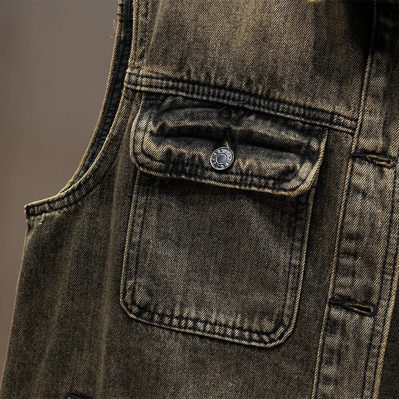 Veste en jean rétro pour hommes