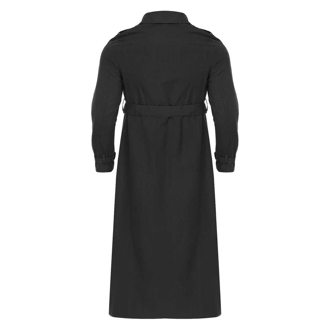Trench-coat double boutonnage pour hommes avec ceinture intemporelle