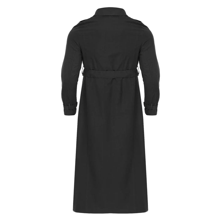 Trench-coat double boutonnage pour hommes avec ceinture intemporelle