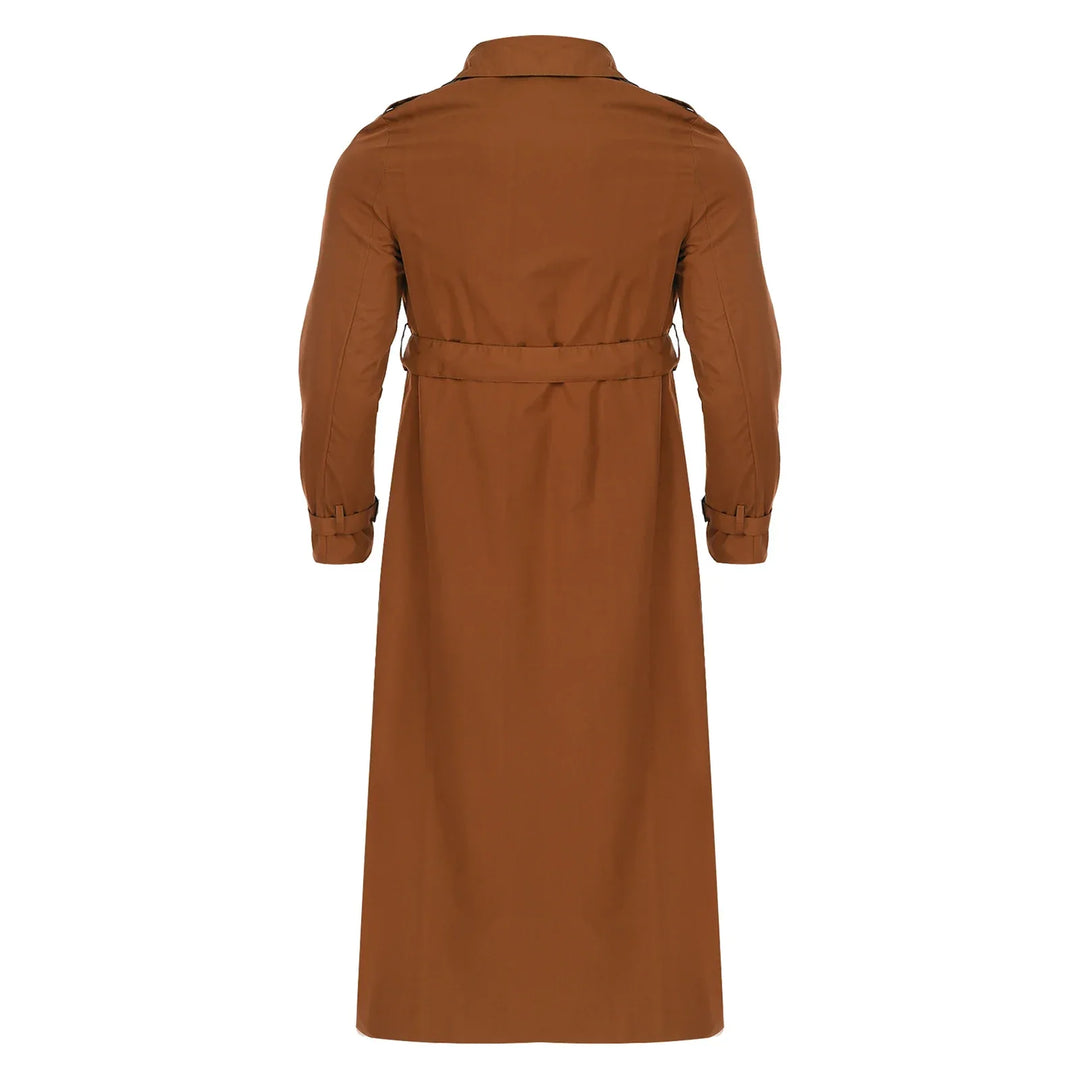 Trench-coat double boutonnage pour hommes avec ceinture intemporelle