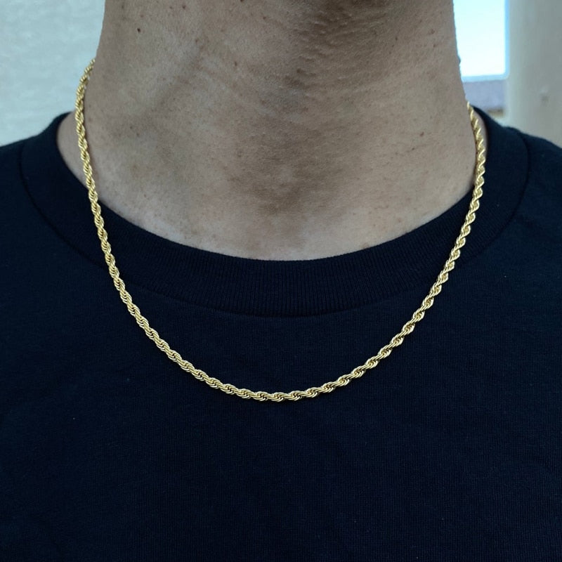 Collier pour hommes élégant avec chaîne