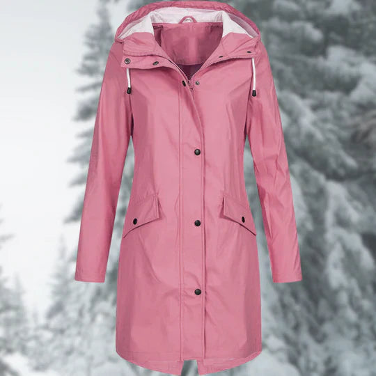 Veste de pluie longue et imperméable à la mode