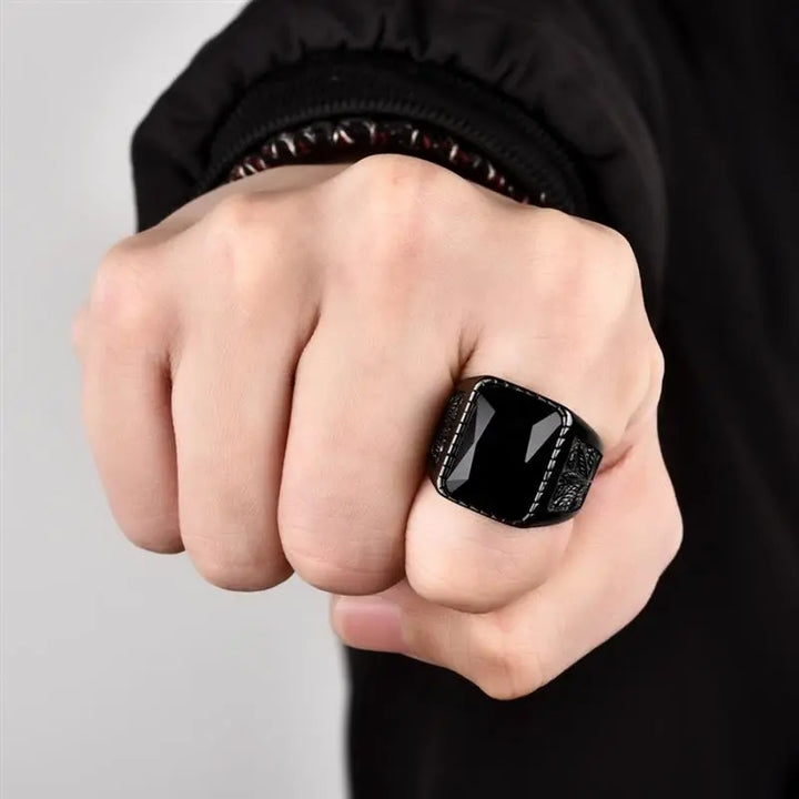 Bague sigillaire en acier inoxydable