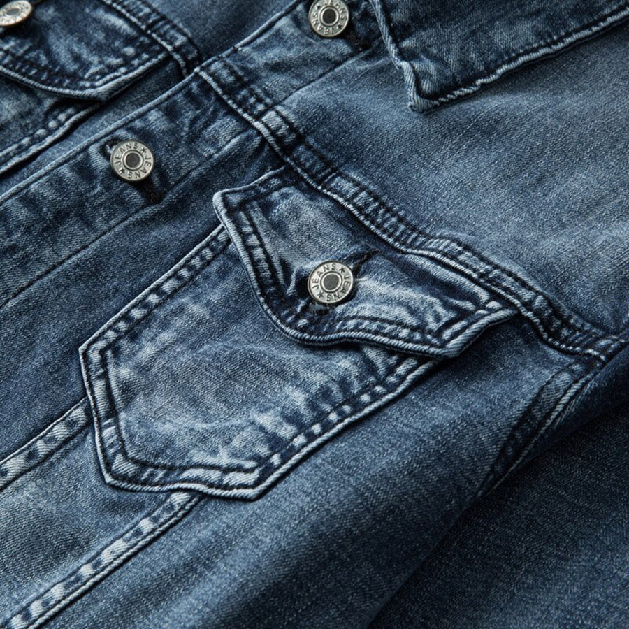 Bouton Longue Manche Hommes Confortable