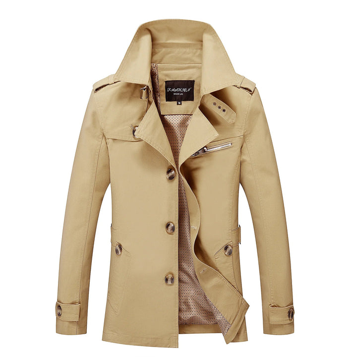 Heidi-Mode - Trench-coat long et stylé pour hommes