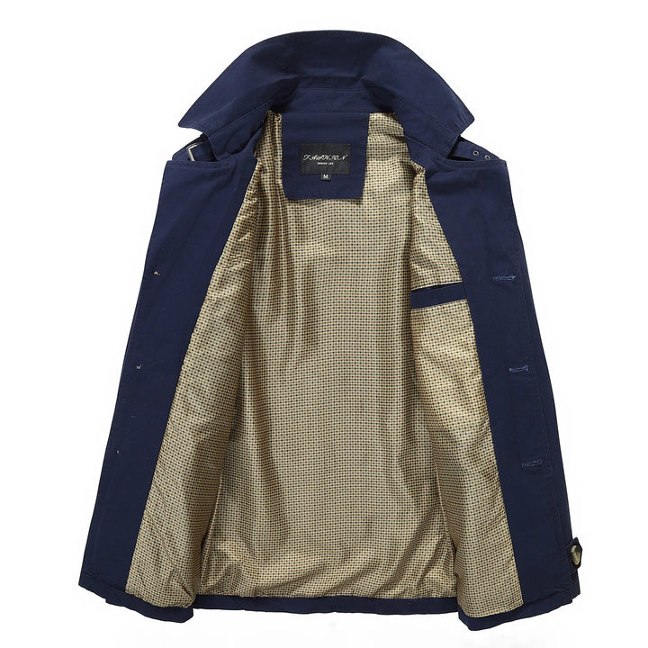 Heidi-Mode - Trench-coat long et stylé pour hommes