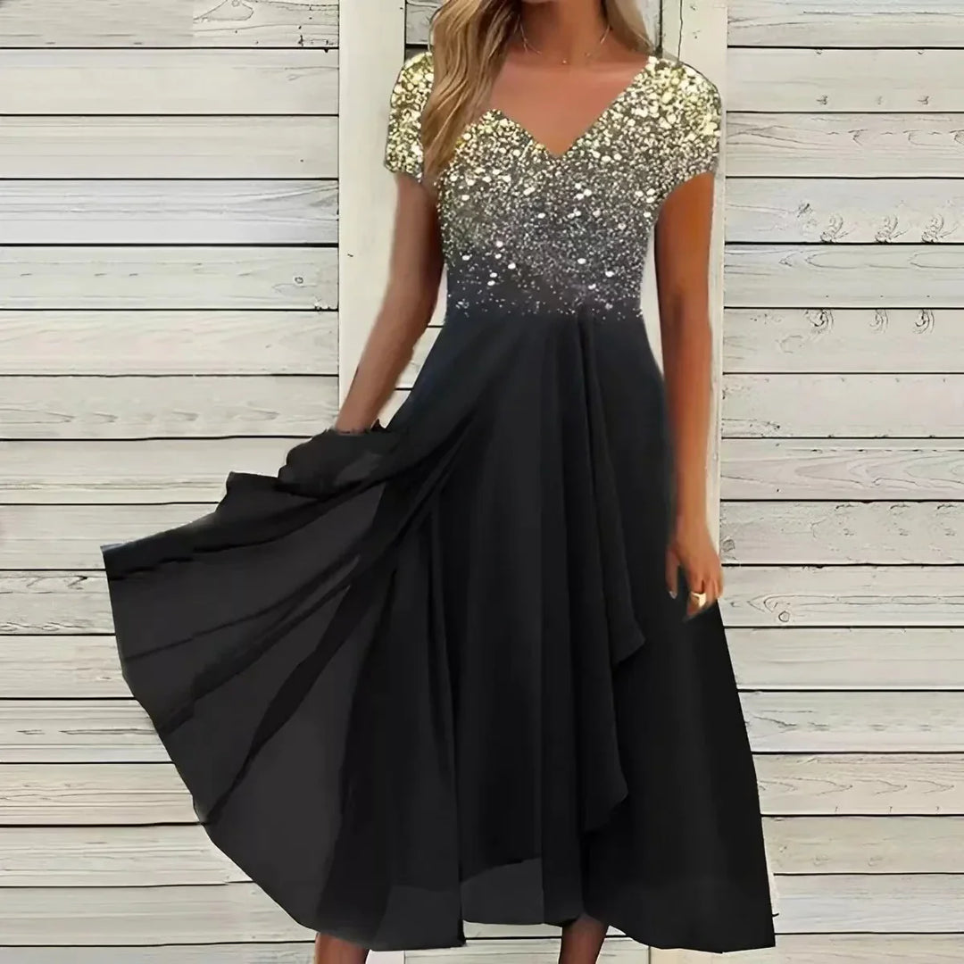 Robe de soirée en chiffon pour femmes